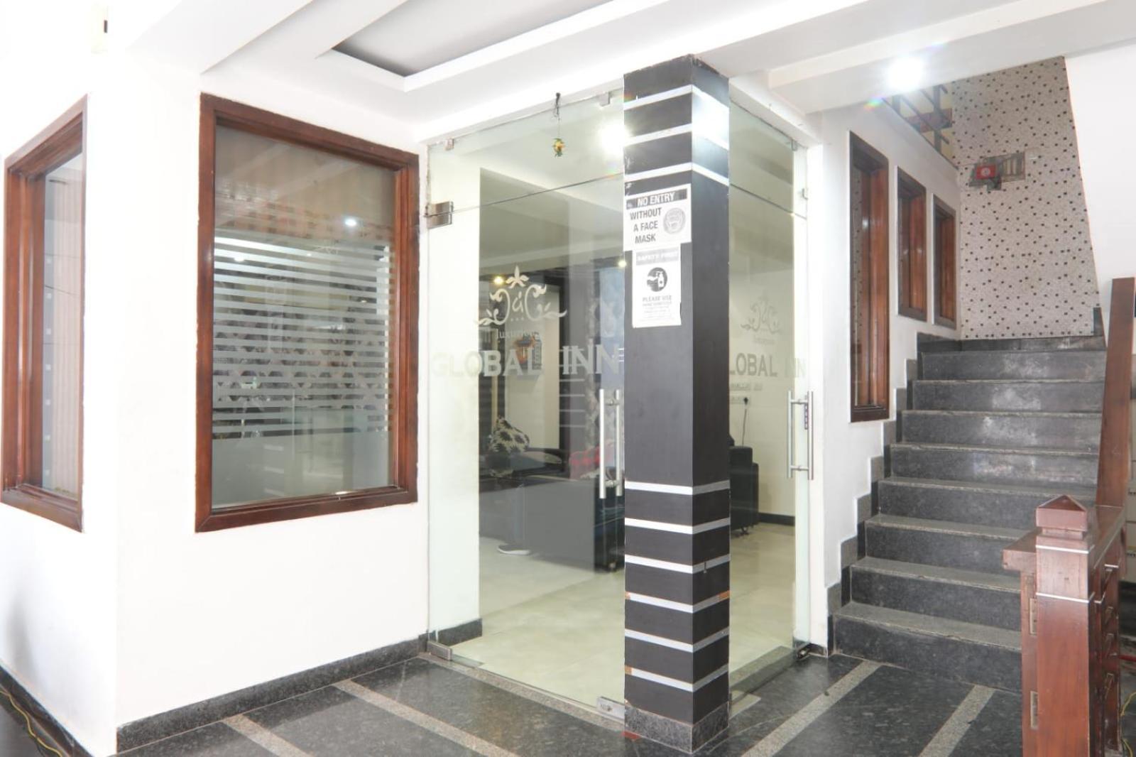 Hotel Global Inn -1 Km From Railway Station - Lift Food And Free Parking Lucknow Esterno foto